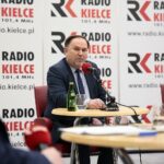 16.02.2020. Studio Polityczne Radia Kielce. Na zdjęciu Marek Kwitek - poseł PiS / Wiktor Taszłow / Radio Kielce