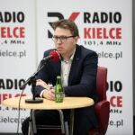 16.02.2020. Studio Polityczne Radia Kielce. Na zdjęciu Piotr Kopacz - Koalicja Obywatelska / Wiktor Taszłow / Radio Kielce