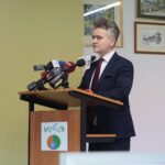 17.02.2020. Kielce. Konferencja w WFOŚiGW i podpisanie 5000 umowy w ramach programu "Czyste Powietrze". Na zdjęciu: Krzysztof Słoń - senator / Wiktor Taszłow / Radio Kielce