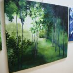 20.02.2020. Kielce. Wernisaż wystawy poplenerowej pt."Drzewo życia" w Ośrodku Kultury "Ziemowit" / Wiktor Taszłow / Radio Kielce