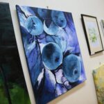 20.02.2020. Kielce. Wernisaż wystawy poplenerowej pt."Drzewo życia" w Ośrodku Kultury "Ziemowit" / Wiktor Taszłow / Radio Kielce