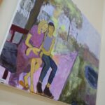 20.02.2020. Kielce. Wernisaż wystawy poplenerowej pt."Drzewo życia" w Ośrodku Kultury "Ziemowit" / Wiktor Taszłow / Radio Kielce