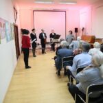 20.02.2020. Kielce. Wernisaż wystawy poplenerowej pt."Drzewo życia" w Ośrodku Kultury "Ziemowit" / Wiktor Taszłow / Radio Kielce