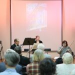 20.02.2020. Kielce. Wernisaż wystawy poplenerowej pt."Drzewo życia" w Ośrodku Kultury "Ziemowit" / Wiktor Taszłow / Radio Kielce