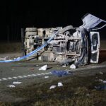 20.02.2020. Kielce. Wypadek na drodze S7 pomiędzy węzłami Kielce Północ, a Kielce Zachód / Wiktor Taszłow / Radio Kielce