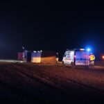 20.02.2020. Kielce. Wypadek na drodze S7 pomiędzy węzłami Kielce Północ, a Kielce Zachód / Wiktor Taszłow / Radio Kielce