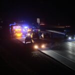 20.02.2020. Kielce. Wypadek na drodze S7 pomiędzy węzłami Kielce Północ, a Kielce Zachód / Wiktor Taszłow / Radio Kielce