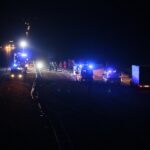 20.02.2020. Kielce. Wypadek na drodze S7 pomiędzy węzłami Kielce Północ, a Kielce Zachód / Wiktor Taszłow / Radio Kielce