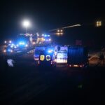 20.02.2020. Kielce. Wypadek na drodze S7 pomiędzy węzłami Kielce Północ, a Kielce Zachód / Wiktor Taszłow / Radio Kielce