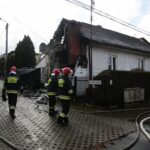 21.02.2020 Kielce. Pożar domu mieszkalnego przy ul. Rzeszowskiej / Wiktor Taszłow / Radio Kielce