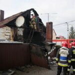 21.02.2020 Kielce. Pożar domu mieszkalnego przy ul. Rzeszowskiej / Wiktor Taszłow / Radio Kielce