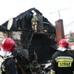 21.02.2020 Kielce. Pożar domu mieszkalnego przy ul. Rzeszowskiej / Wiktor Taszłow / Radio Kielce