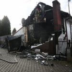 21.02.2020 Kielce. Pożar domu mieszkalnego przy ul. Rzeszowskiej / Wiktor Taszłow / Radio Kielce