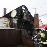 21.02.2020 Kielce. Pożar domu mieszkalnego przy ul. Rzeszowskiej / Wiktor Taszłow / Radio Kielce