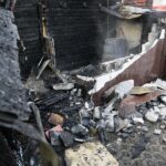 21.02.2020 Kielce. Pożar domu mieszkalnego przy ul. Rzeszowskiej / Wiktor Taszłow / Radio Kielce