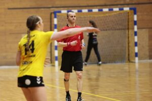 21.02.2020. Kielce. Mecz Korona Handball - Bukowsko-Dopiewski KPR / Wiktor Taszłow / Radio Kielce