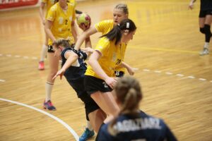 21.02.2020. Kielce. Mecz Korona Handball - Bukowsko-Dopiewski KPR / Wiktor Taszłow / Radio Kielce