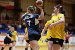 21.02.2020. Kielce. Mecz Korona Handball - Bukowsko-Dopiewski KPR / Wiktor Taszłow / Radio Kielce