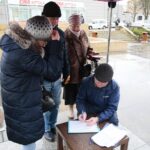 21.02.2020. Kielce. Inauguracja zbierania podpisów poparcia dla Andrzeja Dudy / Wiktor Taszłow / Radio Kielce