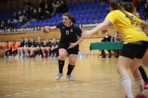 21.02.2020. Kielce. Mecz Korona Handball - Bukowsko-Dopiewski KPR / Wiktor Taszłow / Radio Kielce