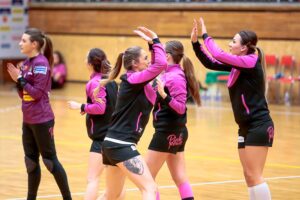 21.02.2020 Kielce. Ćwierćfinał Pucharu Polski piłkarek ręcznych. Mecz Korona Handball Kielce – Młyny Stoisław Koszalin / Wiktor Taszłow / Radio Kielce