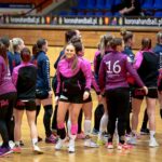 21.02.2020 Kielce. Ćwierćfinał Pucharu Polski piłkarek ręcznych. Mecz Korona Handball Kielce – Młyny Stoisław Koszalin / Wiktor Taszłow / Radio Kielce