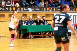 21.02.2020 Kielce. Ćwierćfinał Pucharu Polski piłkarek ręcznych. Mecz Korona Handball Kielce – Młyny Stoisław Koszalin / Wiktor Taszłow / Radio Kielce