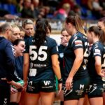 21.02.2020 Kielce. Ćwierćfinał Pucharu Polski piłkarek ręcznych. Mecz Korona Handball Kielce – Młyny Stoisław Koszalin / Wiktor Taszłow / Radio Kielce