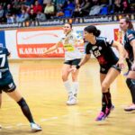 21.02.2020 Kielce. Ćwierćfinał Pucharu Polski piłkarek ręcznych. Mecz Korona Handball Kielce – Młyny Stoisław Koszalin / Wiktor Taszłow / Radio Kielce