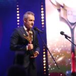 25.02.2020. Kielce. Uroczysta gala, podczas której przyznano nagrody "Świętokrzyska Victoria". Na zdjęciu: Dariusz Kozak - dyrektor Elektrociepłowni Kielce / Wiktor Taszłow / Radio Kielce