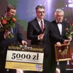 25.02.2020. Kielce. Uroczysta gala, podczas której przyznano nagrody "Świętokrzyska Victoria". Na zdjęciu (od lewej): Andrzej Pruś – przewodniczący Sejmiku Województwa Świętokrzyskiego, Stanisław Rupniewski - współtwórca Grupy Supon, Andrzej Bętkowski - marszałek województwa świętokrzyskiego / Wiktor Taszłow / Radio Kielce