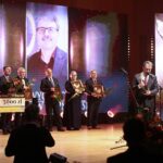 25.02.2020. Kielce. Uroczysta gala, podczas której przyznano nagrody "Świętokrzyska Victoria". Przemawia Stanisław Rupniewski - współtwórca Grupy Supon / Wiktor Taszłow / Radio Kielce