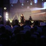 27.02.2020. Bilcza. III Gala Sportu Miasta i Gminy Morawica. Na zdjęciu: Daria Malicka / Wiktor Taszłow / Radio Kielce