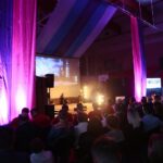 27.02.2020. Bilcza. III Gala Sportu Miasta i Gminy Morawica. Na zdjęciu: Daria Malicka / Wiktor Taszłow / Radio Kielce