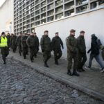 29.02.2020. Kielce. II Marsz Patriotyczny Pamięci Żołnierzy Wyklętych / Wiktor Taszłow / Radio Kielce