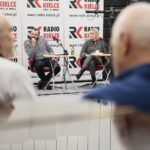 02.02.2020. Radio Kielce. Studio Polityczne. Na zdjęciu (od lewej): Artur Kopacz – Ruch Narodowy, Małgorzata Marenin - SLD / Wiktor Taszłow / Radio Kielce