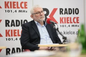 02.02.2020. Radio Kielce. Studio Polityczne. Na zdjęciu: Lucjan Pietrzczyk – PO / Wiktor Taszłow / Radio Kielce