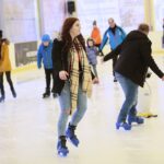 02.02.2020. Kielce. Ferie na lodowisku / Wiktor Taszłow / Radio Kielce