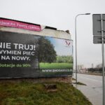 03.02.2020 Kielce. Billboardy z hasłem „Nie truj! Zmień piec na nowy” / Wiktor Taszłow / Radio Kielce