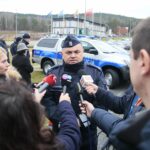 03.02.2020. Kielce. Przekazanie nowych radiowozów Komendzie Miejskiej Policji w Kielcach. Na zdjęciu: Piotr Zalewski - komendant miejski policji w Kielcach / Wiktor Taszłow / Radio Kielce