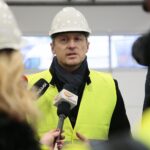 04.02.2020. Kielce. Budowa Centrum Kształcenia Zawodowego. Na zdjęciu: Dominik Kraska - dyrektor Centrum Kształcenia Zawodowego / Wiktor Taszłow / Radio Kielce