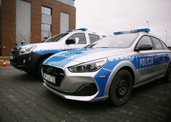 03.02.2020. Kielce. Przekazanie nowych radiowozów Komendzie Miejskiej Policji w Kielcach / Wiktor Taszłow / Radio Kielce