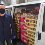 27.03.2020. Powiat jędrzejowski zwraca się z prośbą o  pomoc do Kieleckiego Banku Żywności. Na zdjęciu: Paweł Faryna - starosta jędrzejowski / Ewa Pociejowska-Gawęda / Radio Kielce