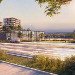 Koncepcja architektoniczno-urbanistyczna zagospodarowania Wzgórza Karscha. Widok od placu im. Marszałka Piłsudskiego / DETAN Pracownia Architektoniczna