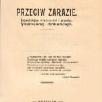 Broszura "Przeciw zarazie. Najważniejsze wiadomości i przepisy, tyczące się zarazy i chorób zaraźliwych" autorstwa dra Feliksa Przypkowskiego / Ewa Pociejowska-Gawęda / Radio Kielce
