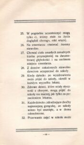 Broszura "Przeciw zarazie. Najważniejsze wiadomości i przepisy, tyczące się zarazy i chorób zaraźliwych" autorstwa dra Feliksa Przypkowskiego / Ewa Pociejowska-Gawęda / Radio Kielce