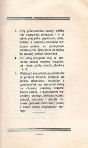 Broszura "Przeciw zarazie. Najważniejsze wiadomości i przepisy, tyczące się zarazy i chorób zaraźliwych" autorstwa dra Feliksa Przypkowskiego / Ewa Pociejowska-Gawęda / Radio Kielce