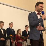 07.03.2020. Sandomierz. Gala Sandomierzanin 2019 roku. Na zdjęciu: Bartłomiej Łatka - Nadzieja Sandomierza / Grażyna Szlęzak-Wójcik / Radio Kielce