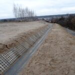 10.03.2020. Ćmielów. Skarpa przy ulicy Opatowskiej / Emilia Sitarska / Radio Kielce