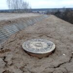 10.03.2020. Ćmielów. Skarpa przy ulicy Opatowskiej / Emilia Sitarska / Radio Kielce